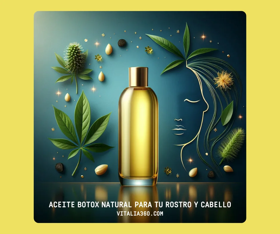 Aceite botox Natural para tu rostro y cabello